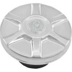 PartzBiz HD PM0210-2071ARY-CH - PM Custom Gas Fuel Caps Array Chrome for Harley L96-23 Big Twin; L96-22 XL | 0210-2071ARY-CH