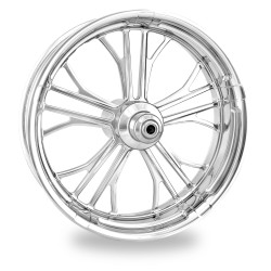 PartzBiz HD PM-DXN-CH - PM Dixon Chrome  Wheels Package Set With Tires Tires for Harley 