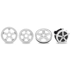 PartzBiz HD PM-FRM-CH - Performance Machine PM Forged Formula Chrome Motorcycle Wheel Tire Packages
