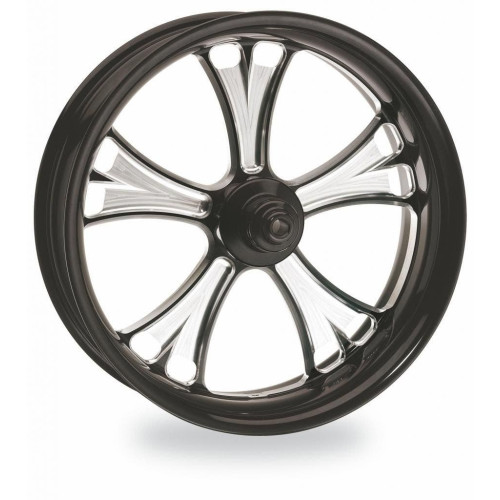 PartzBiz HD: 4406979-PM Gasser Contrast Cut Platinum  Wheels Package Set With Tires Tires Harley  
