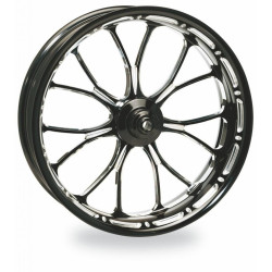 PartzBiz HD PM-HEA-BMP - PM Heathen Contrast Cut Platinum  Wheels Package Set With Tires Tires Harley  