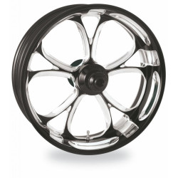 PartzBiz HD PM-LUX-BMP - PM Luxe Contrast Cut Platinum  Wheels Package Set With Tires Tires Harley  