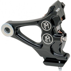PartzBiz HD PM1285-0076-BM - PM Performance Machine Black Contrast Cut Rear Brake Integrated Caliper Harley Softail 00-07 1285-0076-BM PartzBiz HD PM1285-0076-BM - PM Performance Machine Black Contrast Cut Rear Brake Integrated Caliper Harley Softail 00-07 1285-0076-BM