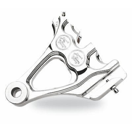PartzBiz HD: 4406959-PM Performance Machine Chrome Rear Brake Integrated Caliper Harley Softail 00-07 1285-0076-CH
