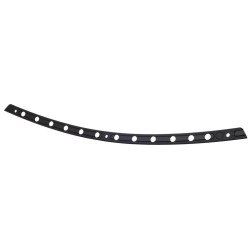 PartzBiz HD PM0209-2015HST-SMB - PM Performance Machine Hole Shot Windshield Trim Black Ops Harley FLHT/X 98-13 | 0209-2015HST-SMB