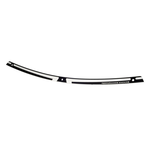 PartzBiz HD: 4406966-PM Performance Machine ขอบบังลม Scallop Black Contrast Cut Harley 98-13 | 0209-2015SCA-BM