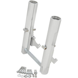 PartzBiz HD PM0208-2054-CH - PM Radial Caliper Chrome Dual Disc Lower Legs Sliders 00-07 FLH | เครื่องสมรรถนะ