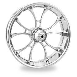 PartzBiz HD PM-REC-CH - PM Contour Recon Chrome  Wheels Package Set With Tires Tires for Harley 