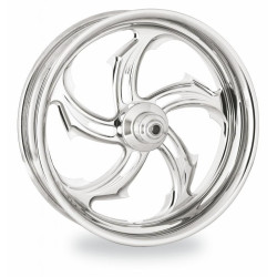 PartzBiz HD PM-RVL-CH - PM Rival Chrome  Wheels Package Set With Tires Tires for Harley 