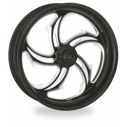 PartzBiz HD PM-RVL-BMP - PM Rival Contrast Cut Platinum  Wheels Package Set With Tires Tires Harley  
