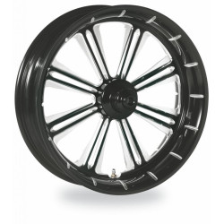 PartzBiz HD PM-RIV-BMP - PM Riviera Contrast Cut Platinum  Wheels Package Set With Tires Tires Harley  