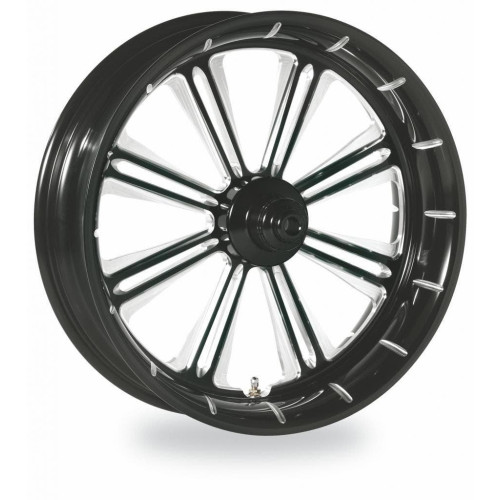 PartzBiz HD: 4406945-PM Riviera Contrast Cut Platinum  Wheels Package Set With Tires Tires Harley  