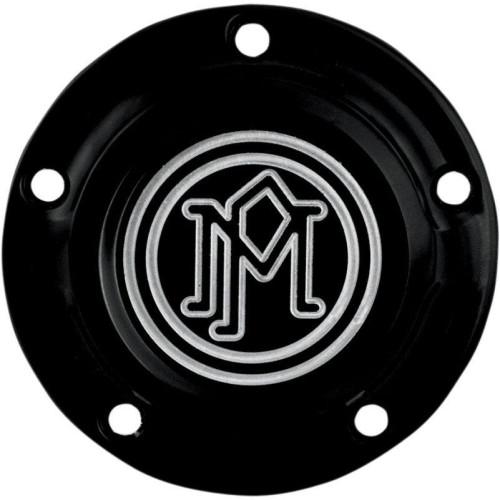 PartzBiz HD: 4406917-Performance Machine Black Contrast Cut Scallop Ignition Covers Harley Twin Cam | 0177-2029-BM