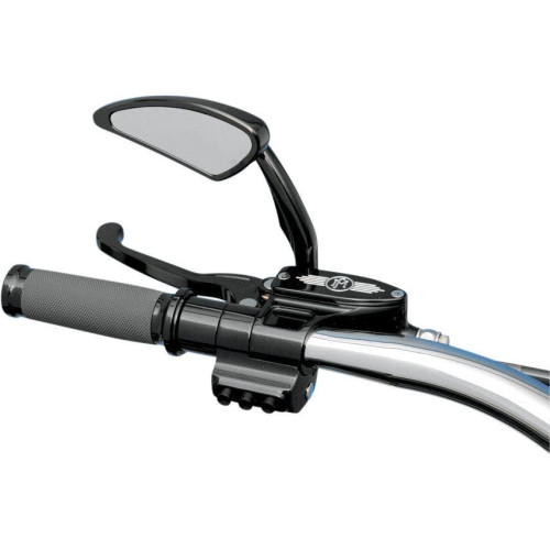 PartzBiz HD: 4406926-Performance Machine PM Black 3 ปุ่มตัวเรือนสวิตช์ด้านซ้าย Harley Custom - 0062-2033-B