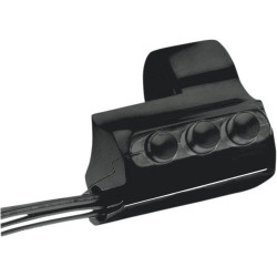 PartzBiz HD PM0062-2032-B - Performance Machine PM Black 3 Button Right Side Switch Housing Harley Custom  - 0062-2032-B