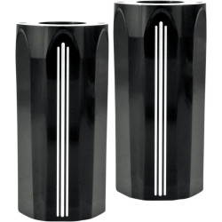 PartzBiz HD PM0208-2045-BM - Performance Machine PM Black Tech Fork Boots ฝาครอบสไลเดอร์บน Harley 84-13 | 0208-2045-บีเอ็ม PartzBiz HD PM0208-2045-BM - Performance Machine PM Black Tech Fork Boots ฝาครอบสไลเดอร์บน Harley 84-13 | 0208-2045-บีเอ็ม
