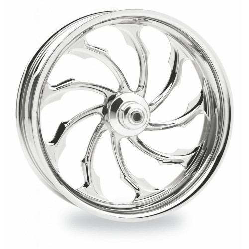 PartzBiz HD: 4406930-PM Torque Chrome  Wheels Package Set With Tires Tires for Harley 