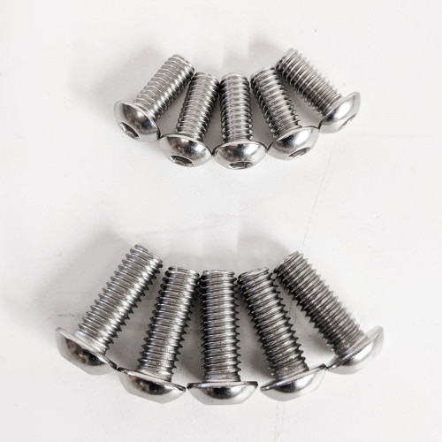 PartzBiz HD: 4406902-Polished Harley Rear x5 Front x5 Brake Rotor Bolts Softail Dyna Touring HD PartzBiz HD: 4406902-Polished Harley Rear x5 Front x5 Brake Rotor Bolts Softail Dyna Touring HD