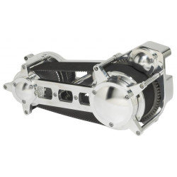 PartzBiz HD MW58-700 - Polished Ultima 3.35" Open Belt Primary Drive Cast Race Style Harley 90-06