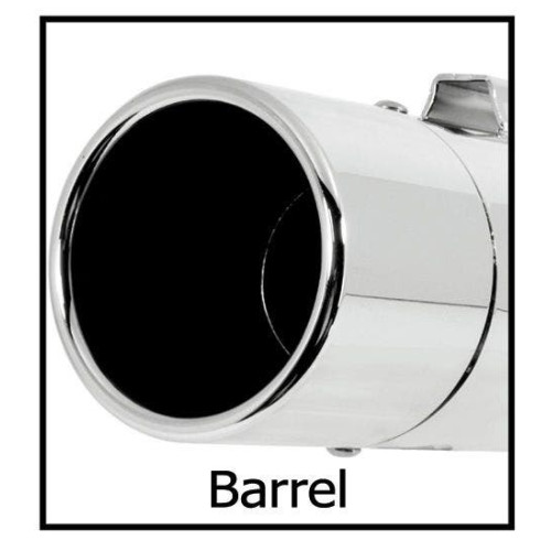 PartzBiz HD: 4406878-Power House All Chrome 3.5 Slip-On Mufflers Barrel Tip 97109 Harley Dresser 85-16 PartzBiz HD: 4406878-Power House All Chrome 3.5 Slip-On Mufflers Barrel Tip 97109 Harley Dresser 85-16