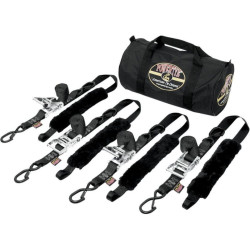 PartzBiz HD DS39200137 - PowerTye สายรัดไขมันสีดำรถจักรยานยนต์ ATV Tie Downs 4 1.5” 1000 Lb สายรัดรถพ่วง TRAILERKIT-82 PartzBiz HD DS39200137 - PowerTye สายรัดไขมันสีดำรถจักรยานยนต์ ATV Tie Downs 4 1.5” 1000 Lb สายรัดรถพ่วง TRAILERKIT-82