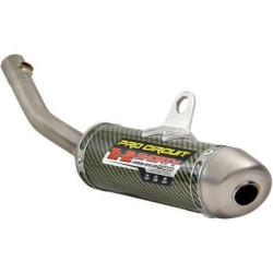 PartzBiz HD DS18211986 - Pro Circuit Ti-2 Silencer Carbon Titanium Muffler Exhaust Honda CR125R 93-97 1821-1986 18211986 off road performance upgrade slip on muffler pipe header best for dirt bike motocross x