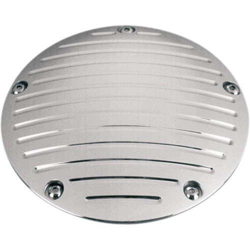 PartzBiz HD: 4406828-Pro One 1 Millennium Ball Milled Chrome 5 Hole Derby Cover Harley Twin Cam 99-16 | 203860