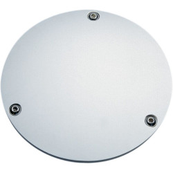 PartzBiz HD DSDS375744 - Pro One 1 Millennium Smooth Chrome 3 Hole Derby Cover Harley Big Twin 70-98 | 202120