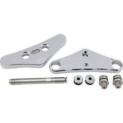 PartzBiz HD DS04080386 - Pro One 107100 Chrome Billet Aluminium 41MM 0€∞ Triple Tree Harley FXST FXWG 84-10 การเปลี่ยนการอัพเกรดใหม่ที่ดีที่สุด ชอปเปอร์แบบกำหนดเอง bobber โช้คหน้ารถจักรยานยนต์