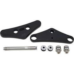 PartzBiz HD DS04080387 - Pro One 107100B Black Billet Aluminium 41MM 0€∞ Triple Tree Harley FXST FXWG 84-10 การเปลี่ยนการอัพเกรดใหม่ที่ดีที่สุด ชอปเปอร์คัสตอม bobber โช้คหน้ารถจักรยานยนต์