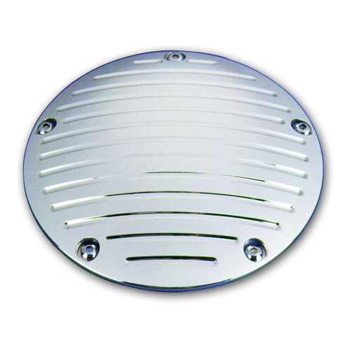 PartzBiz HD: 4406777-Pro-One 203861 ฝาครอบ Chrome Ball-Milled Billet Derby 17-Up Harley Touring M8