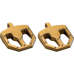 PartzBiz HD DS16202284 - Pro One 500761TIN Gold BMX V1 ชาย Billet เท้า Peg Harley & เมตริก Clevis Mount PartzBiz HD DS16202284 - Pro One 500761TIN Gold BMX V1 ชาย Billet เท้า Peg Harley & เมตริก Clevis Mount