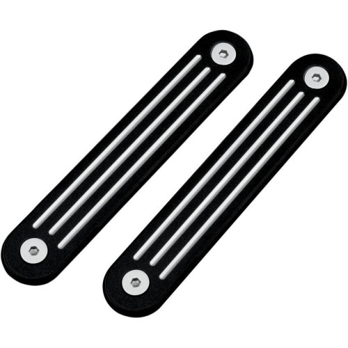 PartzBiz HD: 4406732-Pro-One Pro 1 Black Ball Milled เครื่องกำจัดสัญญาณเลี้ยว Harley Batwing 06-18 FLH/T/X