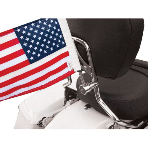 PartzBiz HD: 4406737-Pro Pad 5/8 ” เสาธง Sissy Bar แบบยึดด้านข้างแบบกลม และ 10x15 Flag 4 Harley /Metric | RFM-RDSB515 PartzBiz HD: 4406737-Pro Pad 5/8 ” เสาธง Sissy Bar แบบยึดด้านข้างแบบกลม และ 10x15 Flag 4 Harley /Metric | RFM-RDSB515