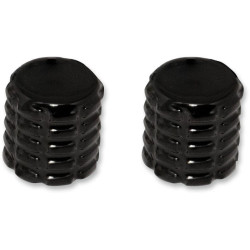 PartzBiz HD DS35500280 - Pro Pad Black Finish 2 Short Billet Docking Hardware Station Covers for Harley | DSC-FP-SB PartzBiz HD DS35500280 - Pro Pad Black Finish 2 Short Billet Docking Hardware Station Covers for Harley | DSC-FP-SB