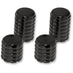 PartzBiz HD DS35500277 - Pro Pad Black Finish 4 Piece Billet Docking Hardware Station Covers for Harley | DSC-FP-BSET PartzBiz HD DS35500277 - Pro Pad Black Finish 4 Piece Billet Docking Hardware Station Covers for Harley | DSC-FP-BSET