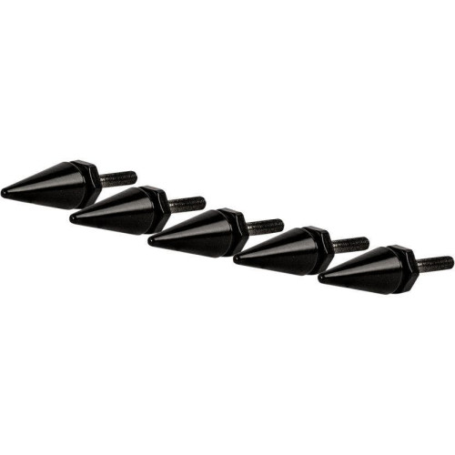 PartzBiz HD: 4406706-ชุดติดตั้งกระจกหน้ารถ Pro Pad Black Spike Style Harley Road Glide FLTR 04-13 | WTS12-SSET-B