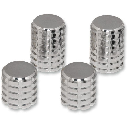 PartzBiz HD: 4406710-Pro Pad Chrome Finish 4 ชิ้น Billet Docking Hardware Station ครอบคลุมสำหรับ Harley | DSC-FP-CSET PartzBiz HD: 4406710-Pro Pad Chrome Finish 4 ชิ้น Billet Docking Hardware Station ครอบคลุมสำหรับ Harley | DSC-FP-CSET