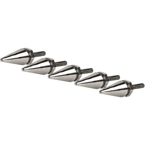 PartzBiz HD: 4406718-ชุดติดตั้งกระจกหน้ารถ Pro Pad Polished Spike Style Harley Road Glide FLTR 04-13 | WTS12-SSET-PS
