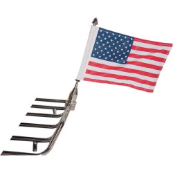 PartzBiz HD DS05210226 - Pro Pad Tour Pack Solid 1/2” Bar Flag Mount พร้อมธงชาติอเมริกัน 6x9 สำหรับ Harley | RFM-FXD3 PartzBiz HD DS05210226 - Pro Pad Tour Pack Solid 1/2” Bar Flag Mount พร้อมธงชาติอเมริกัน 6x9 สำหรับ Harley | RFM-FXD3