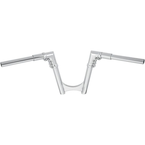 PartzBiz HD: 4406673-Arlen Ness Chrome 8" Modular 1-1/4" Drag Bars Handlebars for Harley | 08-975