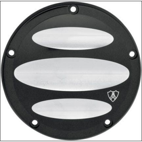 PartzBiz HD: 4406676-Arlen Ness Tech ฝาครอบไทม์มิ่งจุดระเบิดสีดำสแกลลอป Harley Twin Cam | 03-584