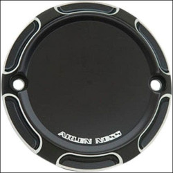 PartzBiz HD AN03-481 - Arlen Ness Tech Black Beveled Points Ignition Timing Cover Harley EVO 84-99 | 03-481