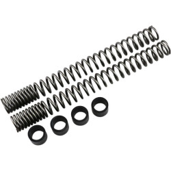 PartzBiz HD PR11-1156 - Progressive 11-1156 High-Performance Inverted Fork Springs Set 18-19 Harley-Davidson Softail Fat Bob FXFB FXFBS FLSB FL Upgrade Replacement Suspension Coil Spring Kit
