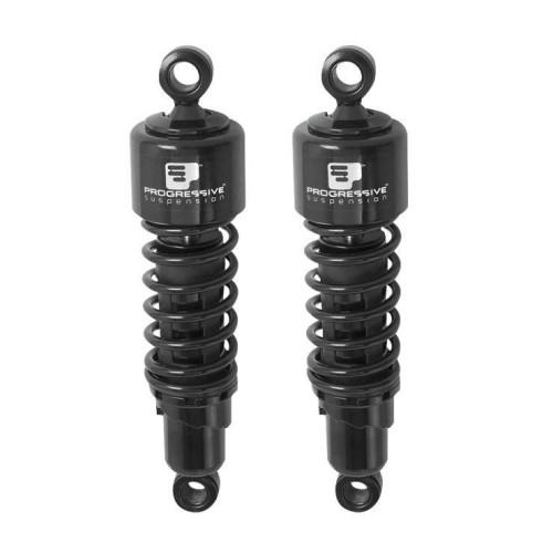 PartzBiz HD: 4406562-Progressive 413-4200B Black 413 Series 11" Shocks 15-18 Indian Scout Models 