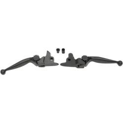 PartzBiz HD DS06102035 - PSR 12-00611-22 Black Journey Adjustable Brake Clutch Lever Hand Controls Set 17-19 Harley Davidson Touring Road Street Electra Glide King FLHT FLHX FLTR FLHR Custom Chopper Motorcycle Bike Replacement Upgrade 0610-2035 06102035 PartzBiz HD DS06102035 - PSR 12-00611-22 Black Journey Adjustable Brake Clutch Lever Hand Controls Set 17-19 Harley Davidson Touring Road Street Electra Glide King FLHT FLHX FLTR FLHR Custom Chopper Motorcycle Bike Replacement Upgrade 0610-2035 06102035