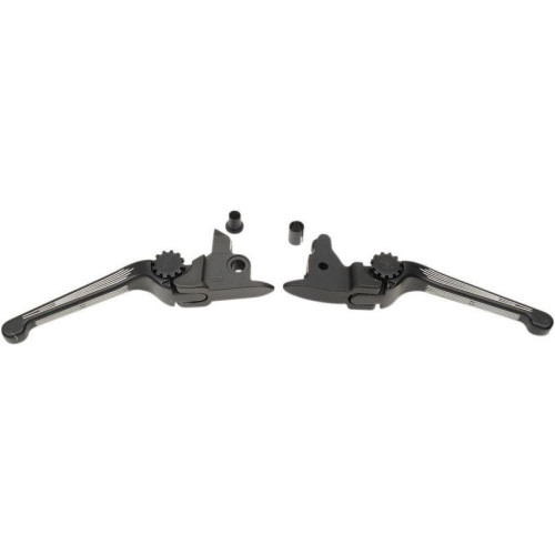 PartzBiz HD: 4406360-PSR 12-00658-31 Black Cut Anthem Adjustable Brake Clutch Levers 11-12 Harley Davidson CVO Davidson Touring FLHTCUSE6 FLHTCUSE7 FLHXSE2 FLHXSE3 Electra Street Glide Custom Chopper Motorcycle Bike Replacement Upgrade 0610-2044 06102044
