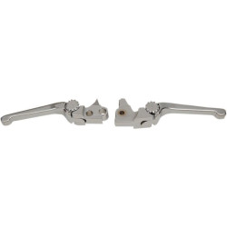 PartzBiz HD DS06102115 - PSR 12-00662-20 Chrome Anthem Adjustable Brake Clutch Lever Hand Controls Set 17-19 Harley Davidson Touring Tri Glide FLHTCUTG Freewheeler Trike FLRTF Custom Chopper Motorcycle Bike Replacement Upgrade 0610-2115 06102115 PartzBiz HD DS06102115 - PSR 12-00662-20 Chrome Anthem Adjustable Brake Clutch Lever Hand Controls Set 17-19 Harley Davidson Touring Tri Glide FLHTCUTG Freewheeler Trike FLRTF Custom Chopper Motorcycle Bike Replacement Upgrade 0610-2115 06102115
