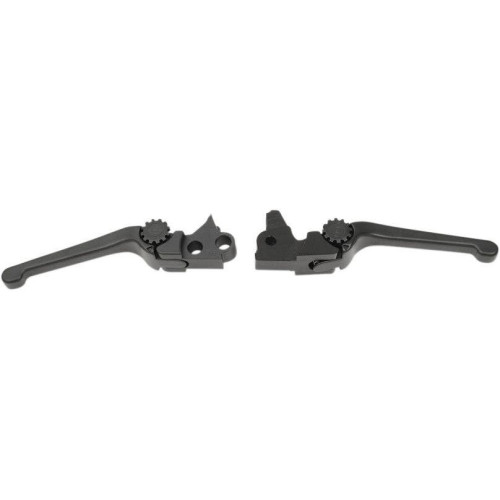 PartzBiz HD: 4406365-PSR 12-00662-22 Black Anthem Adjustable Brake Clutch Lever Hand Controls Set 17-19 Harley Davidson Touring Tri Glide FLHTCUTG Freewheeler Trike FLRTF Custom Chopper Motorcycle Bike Replacement Upgrade 0610-2116 06102116 174089