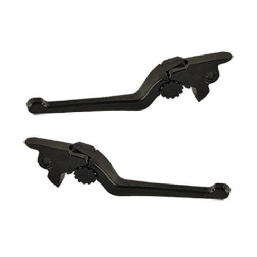PartzBiz HD: 4406342-PSR 12-00666-20 ชุดคันโยกปรับระดับ Chrome Anthem คู่ Harley Touring 21-Up